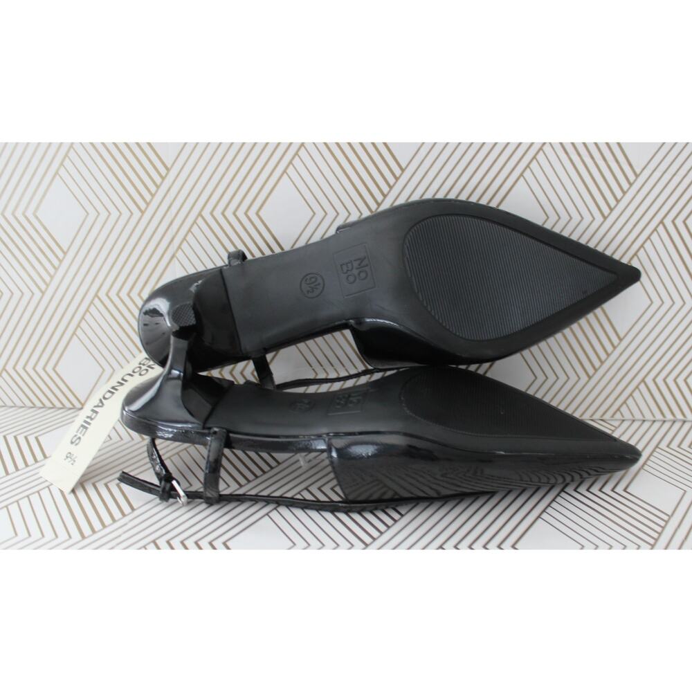 No Boundaries Womens Kitten Heel Slingbacks Black Size 9.5 New - Picture 8 of 8